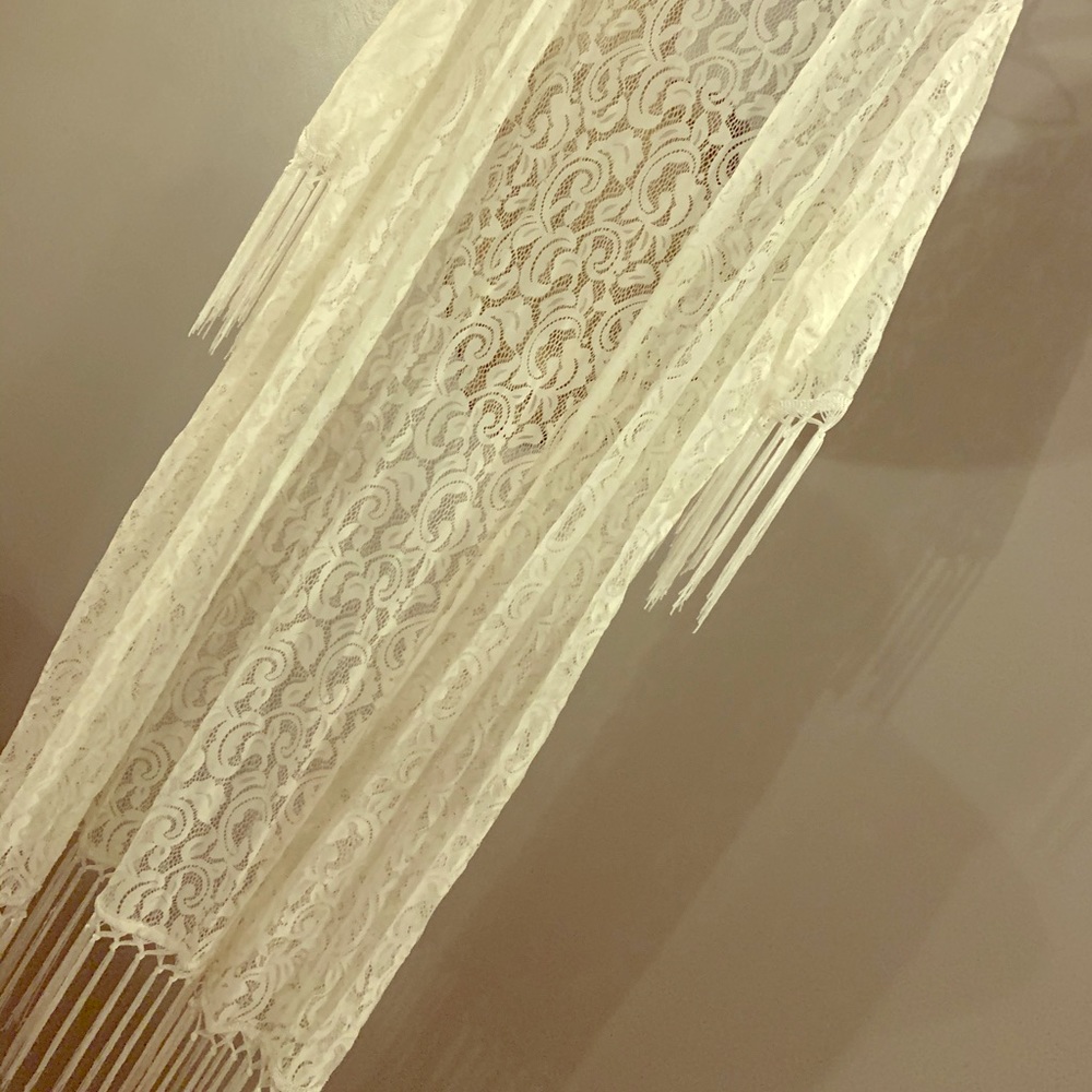 White Lace Cardigan